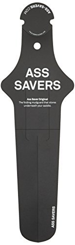 Ass Savers Original Foldable Mudguard - Black, 34 cm by ASS SAVERS