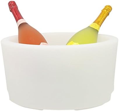 White PE Color Changing Party Ice Bucket Battery Operated TCD-2025