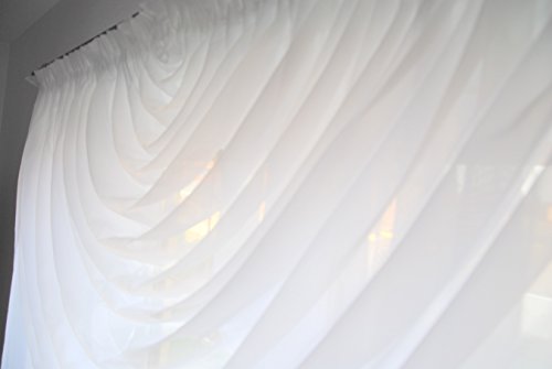 Fertiggardine aus Voile NEU Top Design SET Schöne Gardine HG-1 Modern (Fensterbreite 200 – 220 cm) - 4