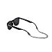 Hipsterkid Baby Opticals - Polarized Sunglasses w/ Strap - Kids/Girl/Boy (Black)(Ages 0-2)