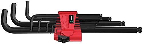 Wera 950 PKL/9 BM N Juego de llaves acodadas métricas, BlackLaser