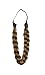 Love Hair Extensions Large Braid Band Mousey Brown