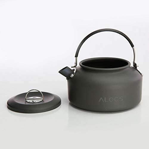 Preisvergleich Produktbild LpfbGezfnwb Für Alocs Outdoor Kettle Camping Wasserkocher Teekanne (Grau)