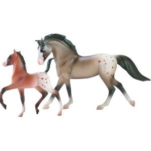 Horse & Foal Set Appaloosas