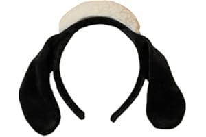 JOKESHOP Wooly Shaun Sheep Ears on Headband Adult Fancy Dress Costume Book Day Animal