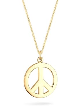 Goldhimmel Damen-Halskette Silber vergoldet 45cm 01527473_45