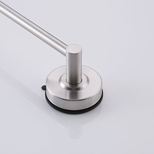 KES A6200-P Badezimmer Einzelne Handtuchstange, starker Saugnapf, gebürsteter Edelstahl – 55 cm - 5