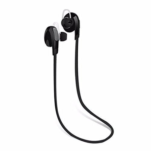 Preisvergleich Produktbild Malloom® Bluetooth Drahtloser Freisprecheinrichtung Headset Stereo Kopfhörer Kopfhörer Sport Universal (schwarz)