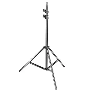 EYUVAA Heavy Duty Light Stand 9 feet Adjustable Photographic Sturdy Tripod Stand for Lights, Reflectors, Softboxes, Umbrellas with 5 kilograms Load Capacity (Black)
