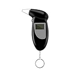 Este probador de alcohol en el aliento proporciona la prueba de alcohol precisa y conveniente, probador digital del alcohol con alerta audible