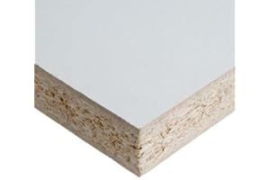 Generico Pannello Truciolare Nobilitato Bianco Opaco mm 18 Varie Misure - Dimensione Disponibile: cm 50 x 139