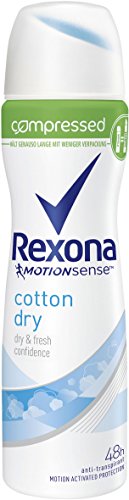 Rexona Deospray Cotton Dry Anti-Transpirant Compressed, 3er Pack (3x 75 ml)