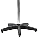 Hairdressers Portable Salon Tilting Black Backwash Deep Basin Bowl Stand with Free Gel Neck Rest - Hair Barber Salon Clinic Surgery Training
