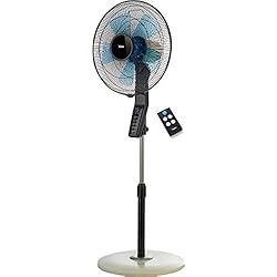 Bimar Silente VPS40 - Ventilateur sur Pied Silencieux, Avec Télécommande, 40 cm, Puissant, Ventilation Hauteur Ajustable, 3 Vitesses, Fonction oscillation, Commandes électroniques soft-touch