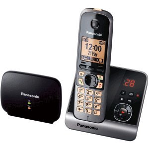 Preisvergleich Produktbild Panasonic KX-TG6761GB schw. (KX-TG6721GB + Repeater)