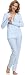 Italian Fashion Women's Nursing Pyjamas Liwia Mama 0223 (Blue, S)