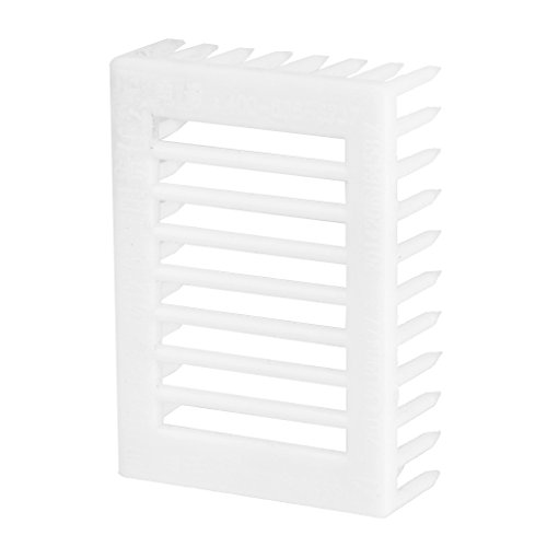MagiDeal 6pcs Kunststoff Nadel Cage Stil Bienen Königin Käfige Fänger Bienenzucht Tool Weiß - 6