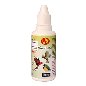 Pet Care International (PCI) Ultra Feather to Provide Healthy Feathers for Healthy Bird Wings (30ml)