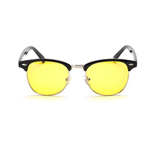 Cyxus blau Licht-Filter UV-Blocker Brille [anti-eyestrain] PC Game/Computer/Handy/TV Lesen Schutz Eyewear, Unisex (Herren/Frauen/Junioren), Vintage semi-rimless Rahmen, CY-GL-0002 - 5