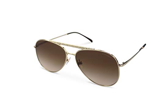 Preisvergleich Produktbild Chanel Sonnenbrille Damen Sunglasses CH4231 col. C395-S5 Gold (59-14)