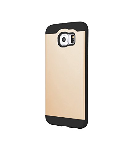 Price comparison product image Slim Shockproof Hard Case Cover For Apple Samsung Galaxy S6 (Gold)