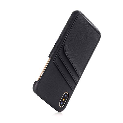 Preisvergleich Produktbild Kreativer PU-Leder-Karten-Telefon-Kasten-Mappen... für iPhone