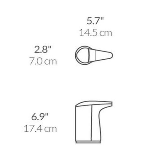 simplehuman kompakt-Sensorspender für Seife, mattnickel, inkl. Seifeprobe - 3