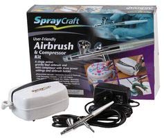 Spraycraft Airbrush and Compressor KIT, Top Feed SP30KC