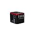 Produktbild About1988 Reiseadapter Reisestecker Weltweit 150+ Ländern Universal Travel Adapter 4 USB Ports + 1 × Type-C Stromadapter Aufladung International einsetzbar für Deutschland Europa usw (Rot)