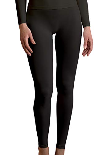 Yaluronica 634 (Negro, L/XL) Pantalones de Dormir Pijama Leggings antiage antienvejecimiento con ácido hialurónico