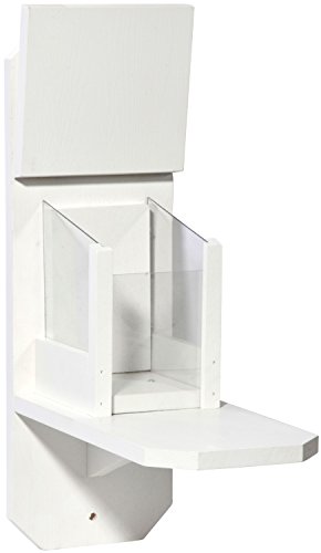 dobar 22229e Eichhörnchen-Futterstation in edlem, große XL, weiß - 3