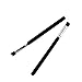 New Silver Soft Synthetic Small Cosmetic Blending Foundation Concealer Brush 01 Flat-Angled FOR women girls