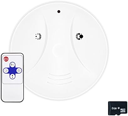 Umanor Hidden Spy Camera -- HD 1080P Indoor Security Camera Detector with Motion Detection, rechargeable Battery, Remote Controller, Webcam, 8GB SD Card included