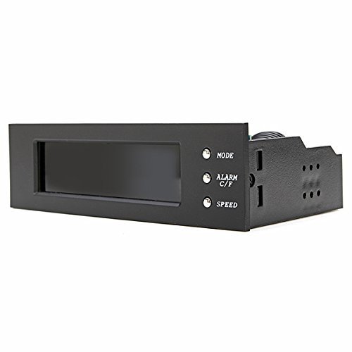 Eximtrade 5 25  LCD Controlador de Velocidad del Ventilador CPU HDD Ordenador Temperatura Sensor