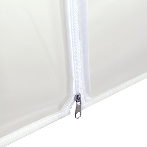 HLC 150 x 133 x 55 CM Anti-staub Abdeckung Abdeckhaube Staubschutz für Kleiderständer Kleiderstange mit Reißverschluss - 9