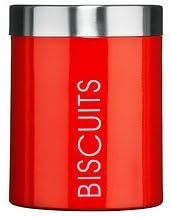 New Red Liberty Enamel Tea Coffee Sugar Bread Biscuit Pasta Cake Utensil Storage Canisters