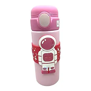 FunBlast Astronaut Theme Hot and Cold Water Bottle for Kids - Insulated SS316 Bottle, Kids Water Bottle -Double Walled Vacuum Insulated Stainless Steel Bottle (500 ML)