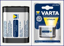 Preisvergleich Produktbild VARTA LITHIUM-BATTERIE / MODELL 2CR5 - 6 VOLT