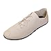 Produktbild ZHANSANFM Herren Mokassin Bootsschuhe Leder Schuhe Rutschfeste Oxford Freizeitschuhe Elastisch Atmungsaktiv Schnürschuhe Modern Leicht Flacheschuhe Gr.39-4441Weiß