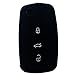 Price comparison product image Ezzy Auto Black Silicone smart Remote Cover Holder Key Fob Skin Covers replacement fit for volkswagen Golf Passat Beetle