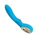 Produktbild 10 Geschwindigkeiten Multi-Speed-Elektro-Massagegerät Akku-Wiederaufladbare Vibrator Wasserdicht Silikon Therapeutische Massage Griff Haken Massager Zauberstab für Körper Entspannen (Color : Blau)