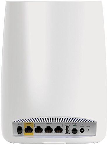 Netgear Orbi RBK50-100PES - Sistema WiFi de Red Mesh  Kit de Router y sat  lite  AC3000 tribanda  Cobertura 350 Metros ampliables  instalaci  n Sencilla y Segura 