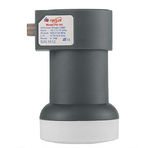 Satellite Receiver, Universal Ku-Band Single LNBF 9.75/10.6KU Dual Output Full HD Digital KU LNB Satellite Receiver High Band Low Band