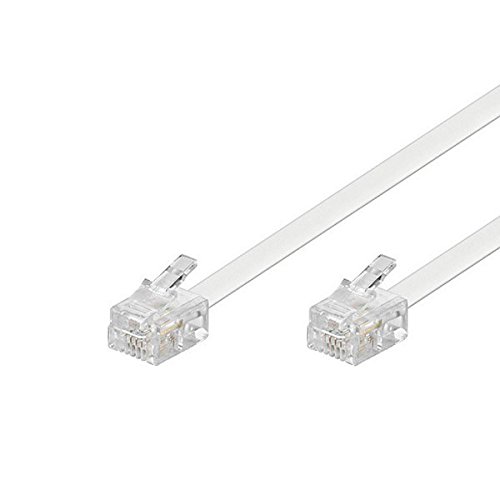 Preisvergleich Produktbild CDC - Anschluss für Tefefonkabel EDC RJ-11 2 m Weiß - bb_S0401980