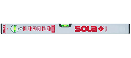 Sola AV - Nivel de aluminio de 120 cm con 2 burbujas de precisión Focus