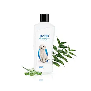 HANK Dog Shampoo for Ticks and Fleas | Naturally Derived Ingredients - Soap & Paraben Free - pH Balanced - Rich Foam - Fresh Fragrances (250ml (Pack of 1))