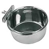 Edelstahlnapf 300 ml, 9 cm Schraubbefestigung
