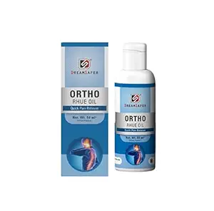 DreamSafer Pure Natural Ayurvedic Ortho Pain Relief Oil - 50ml (Quick Pain Reliever)