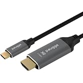 Paugge USB C to HDMI Cable - 8K60Hz, 4K 144Hz/120Hz/60Hz, Thunderbolt 5/4/3 Compatible, HDMI 2.1, HDR, HDCP2.3, DSC, 2 Meters (CHD