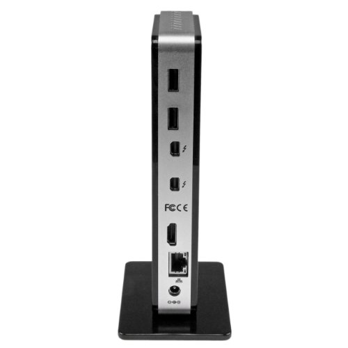 StarTech.com Thunderbolt Dockingstation mit HDMI oder Mini DisplayPort, USB 3.0, Gigabit Ethernet und Thunderbolt Kabel - 3